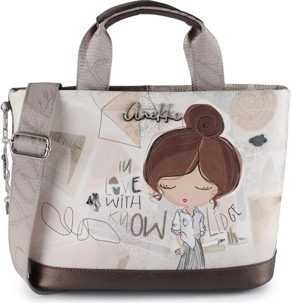 Anekke Sophia Borsa a Tracolla e Mano - Design Artistico Multicolor