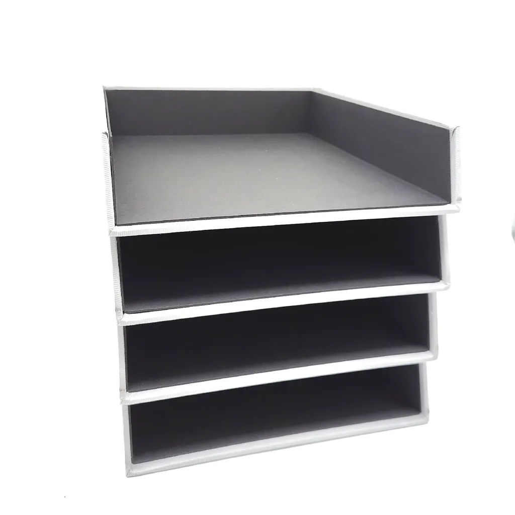 Rössler S.O.H.O. 1335452170 Classeur A4 Pierre 4 Anneaux Design Épuré