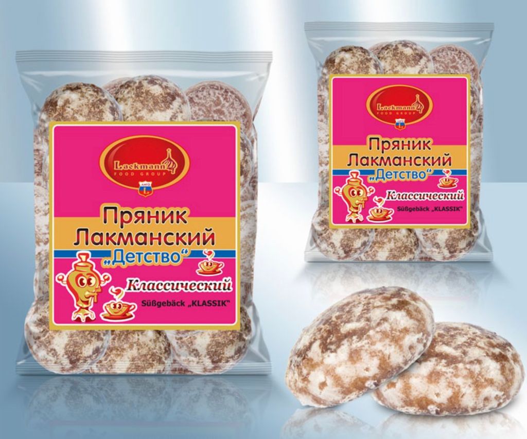 Prjanik Detstwo klassik 400g Russisches Gebäck Produktbild 