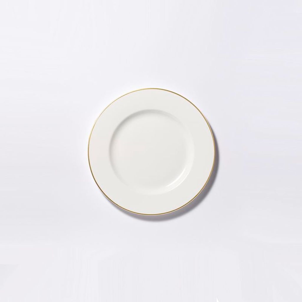 Teller flach 16 cm Golden Lane Fine Bone China