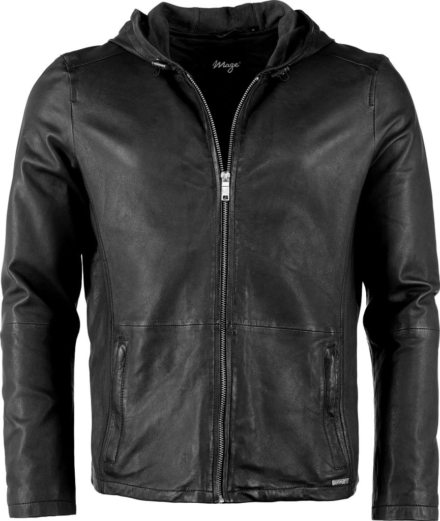 Maze Lederjacke 42021109 Herren black M