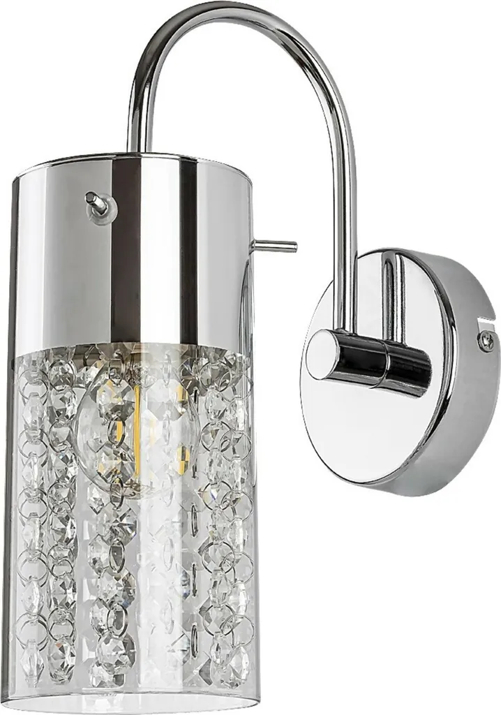 Applique cristal pour chambre ou séjour Niagara 2194 chrome