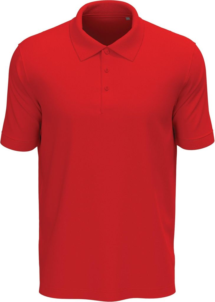 Stedman Stars Herren Harper Baumwollen Polo AB360 (M) (Weiß)