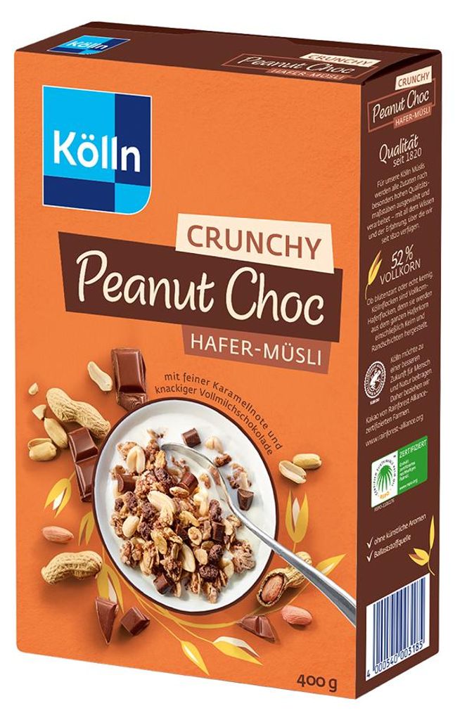 Kölln Müsli Crunchy Peanut Choc, 400g Produktbild 
