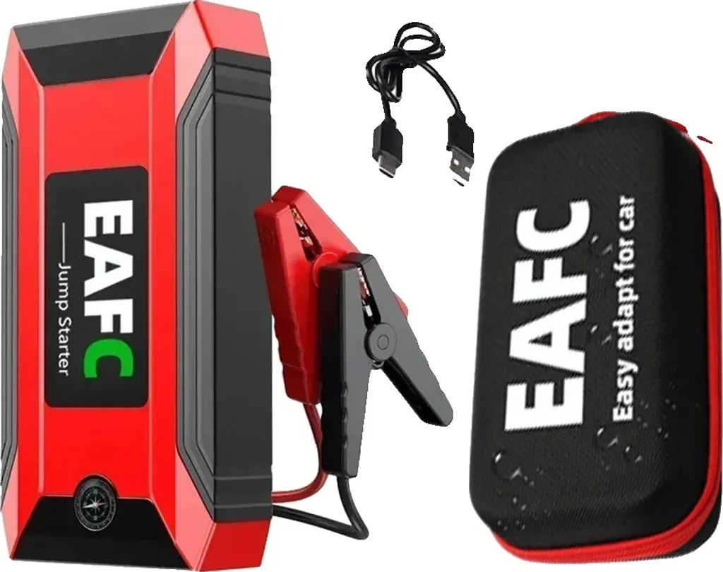 Avviamento portatile per auto, corrente di picco 1200 A, porta di uscita USB, 1200 A con scatola