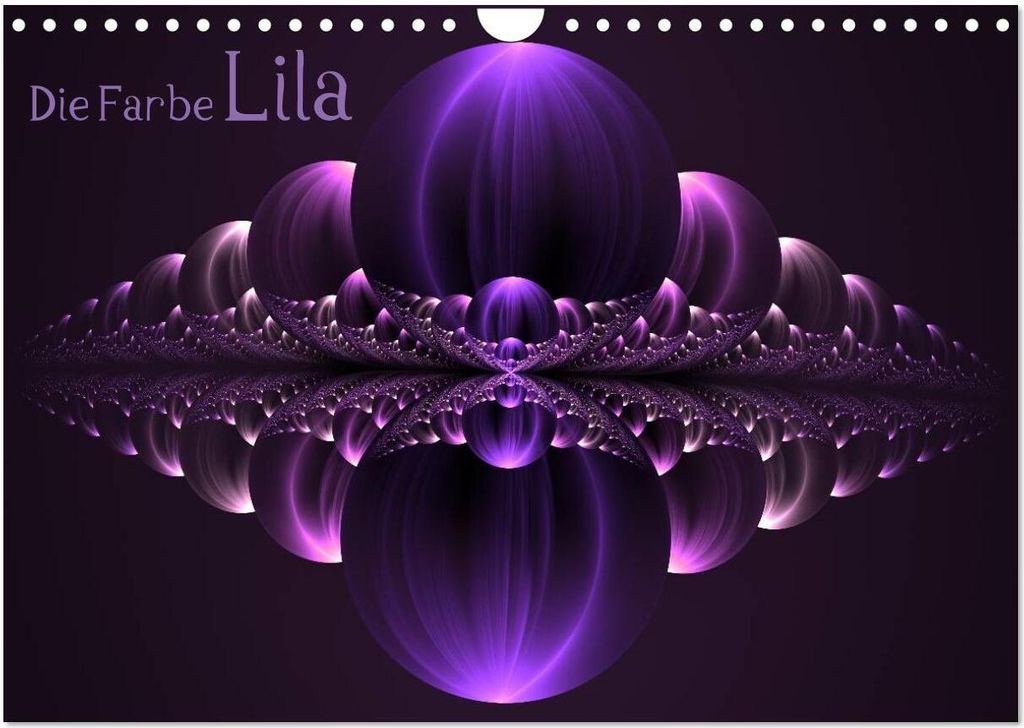 Die Farbe Lila (Wandkalender 2026 DIN A4 quer), CALVENDO Monatskalender