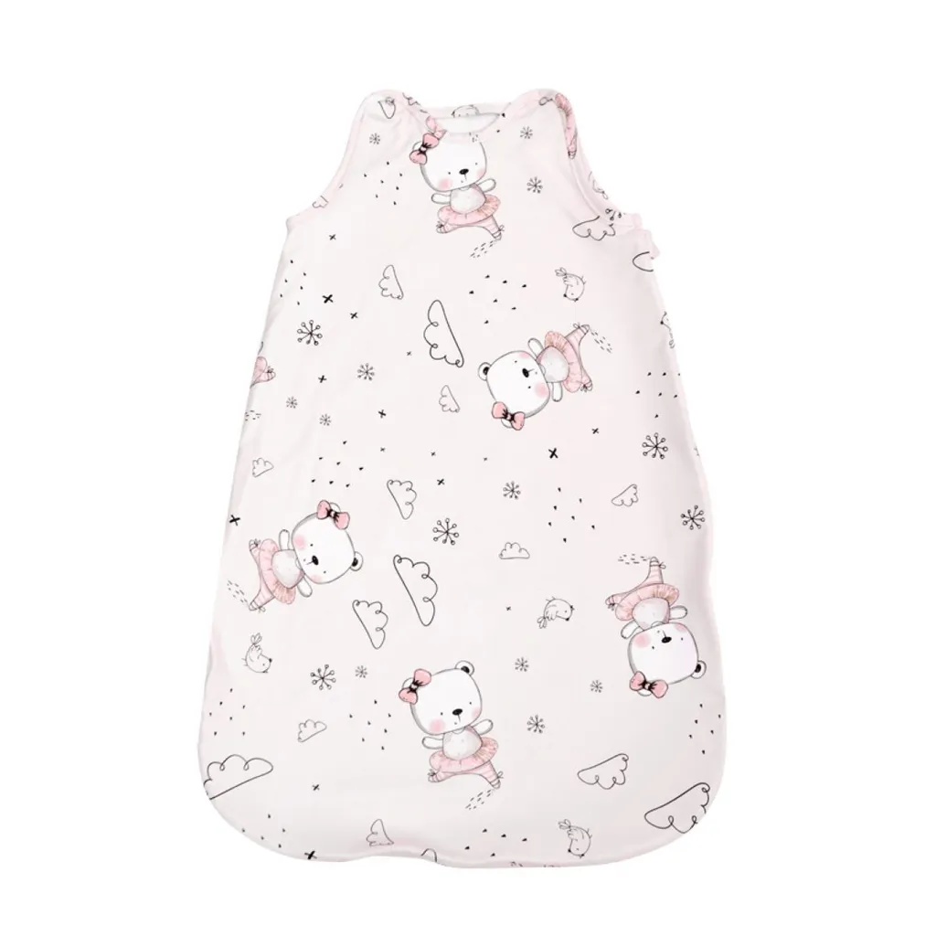 Gigoteuse Hiver Anti-Froid 85 cm en Coton 2,5 TOG : Sommeil Sûr Rose