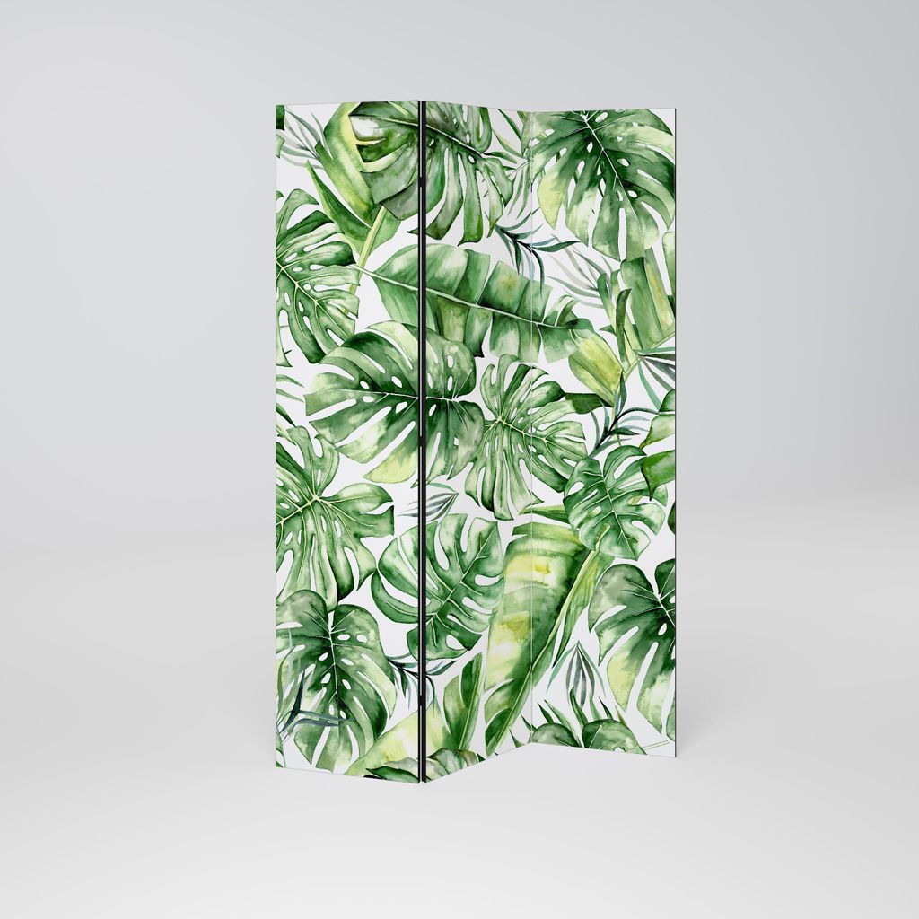 SpaceRebels Paravent Raumteiler - 3-teilig Raumtrenner, Druck 2-Seite - Raumtrenner - Trennwand Wohnung - Room Divider - Spanische Wand Deko Modern...