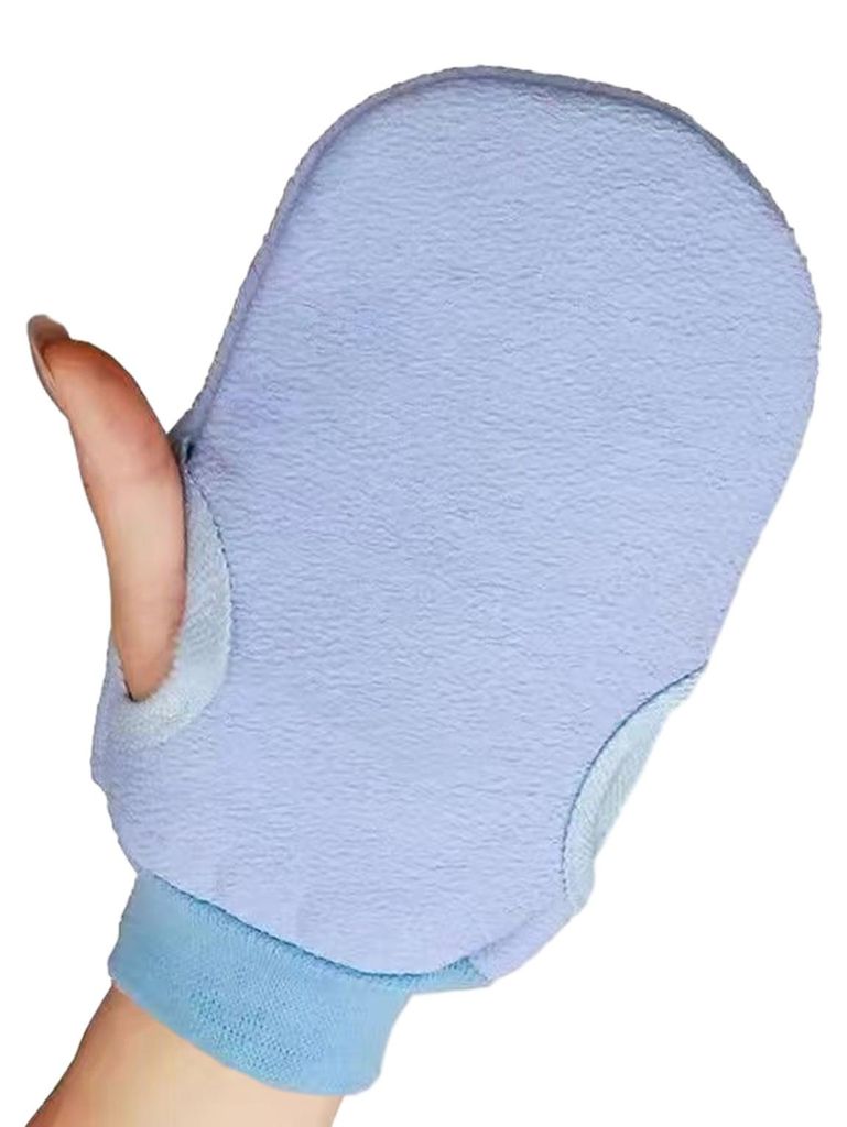 Badetuch mit schmerzfreiem Peeling-Design, Drei-Finger-Separation, griffiger Peelinghandschuh, leicht zu reinigende Badaccessoires