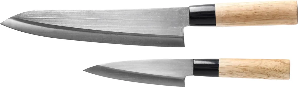 Couteaux Satake Megumi en Acier Inox avec Manche Bois de Magnolia