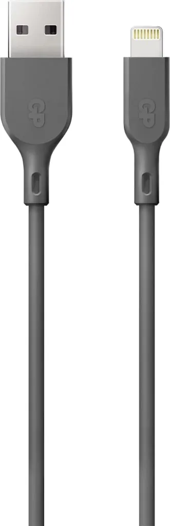 Câble Lightning GP Batteries 1m Noir : Charge Rapide et Sync Stable - 2