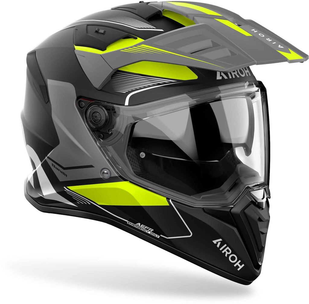 Airoh Bandit Tune Enduro-Helm, schwarz matt/grau/neon-gelb, L (59/60)