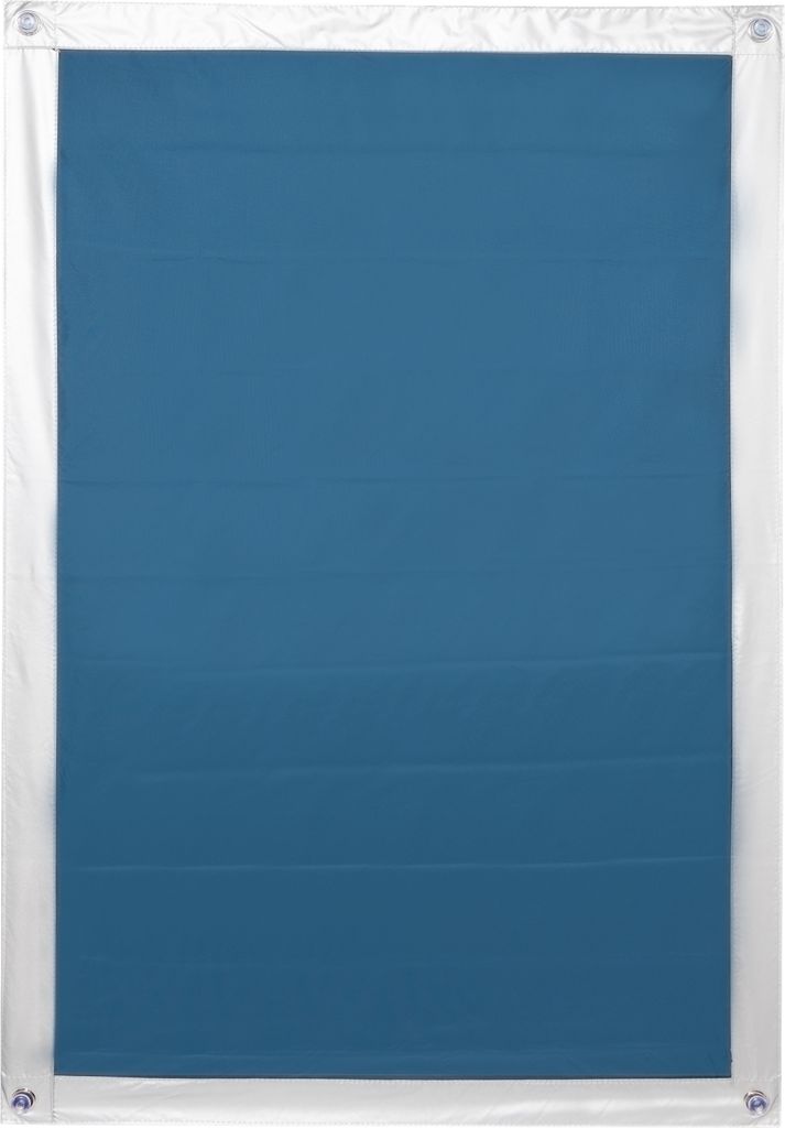 Dachfenster Sonnenschutz Haftfix, ohne Bohren Blau 47 cm x 91