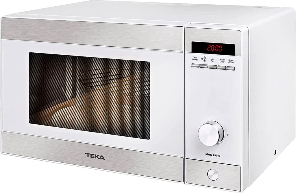 Teka MWE 230 G - Mikrowelle + Grill de Freistehend, Fassungsvermögen de 23 Liter, Elektronisches Bedienfeld de, 8 Menüs de Direktzugriff, Abtauen...