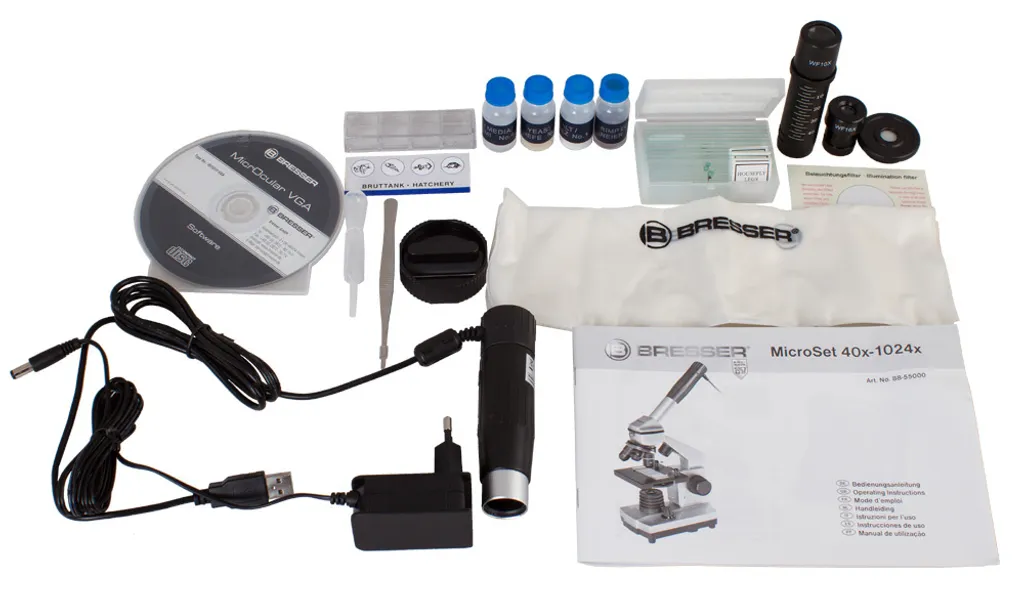 Microscope Bresser Junior pour enfant avec kit d'accessoires complet - 19