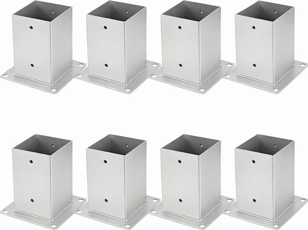 Izrielar Aufschraubhülse 100x100 mm Pfostenträger, 8er Set Produktbild 