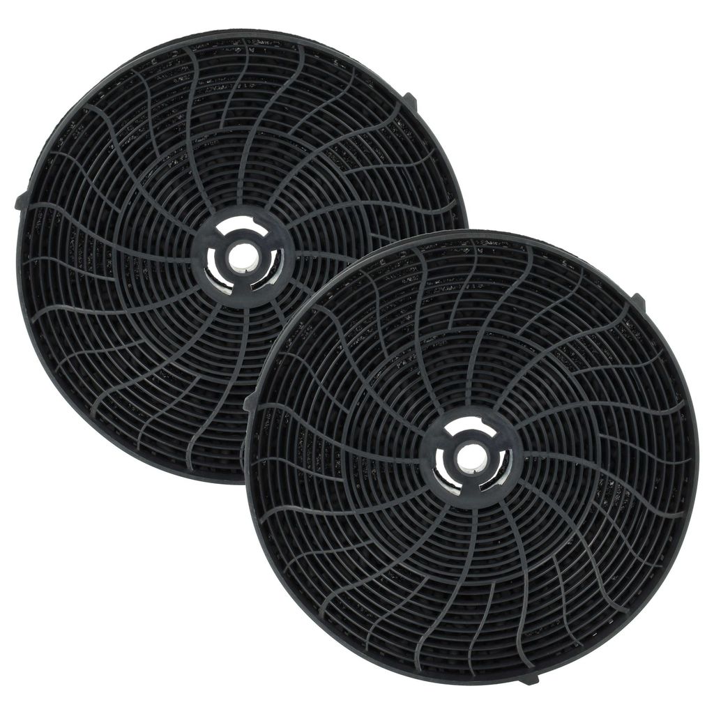 vhbw 2x Aktivkohlefilter kompatibel mit AEG DPE3940M, DPE3640M, DPE5950G, DPE5650G, DPE4940M, DPE4640M, DEB2631S, DVB3550M, DVB3550B Dunstabzugshaube