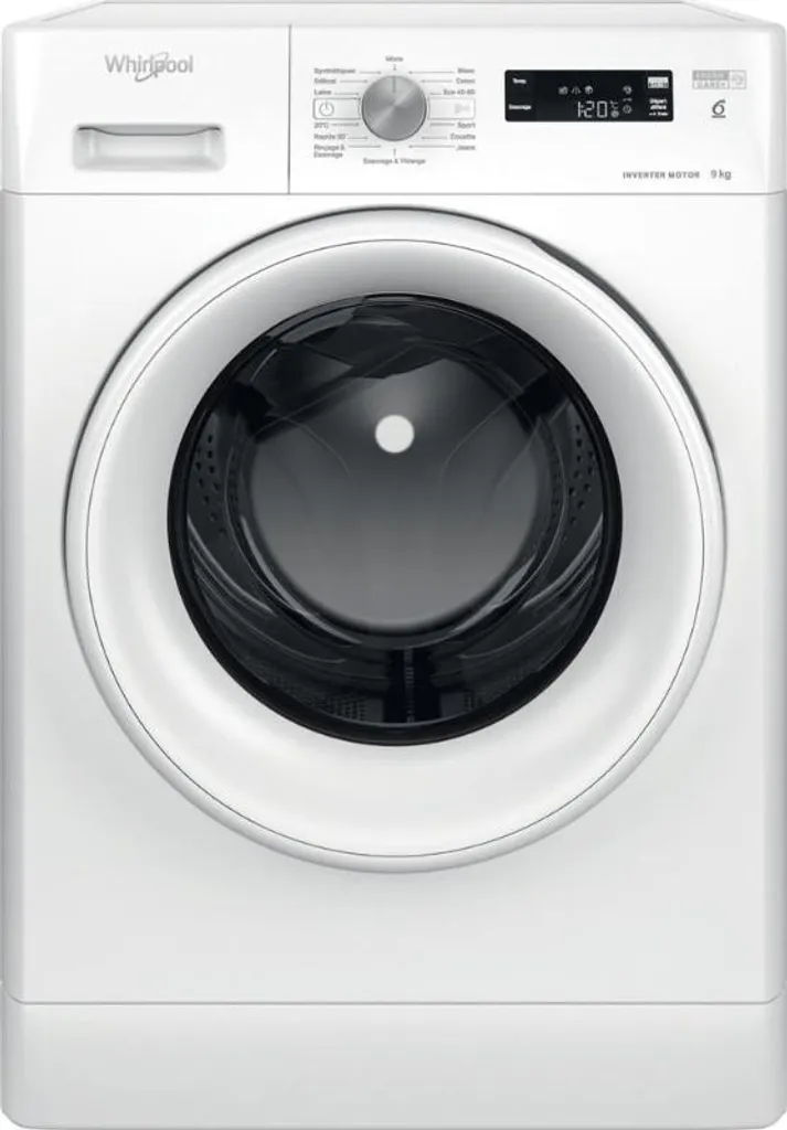 Whirlpool FFSP9269WFR Lave-linge Hublot 9kg 1200 tr/min Classe A Blanc