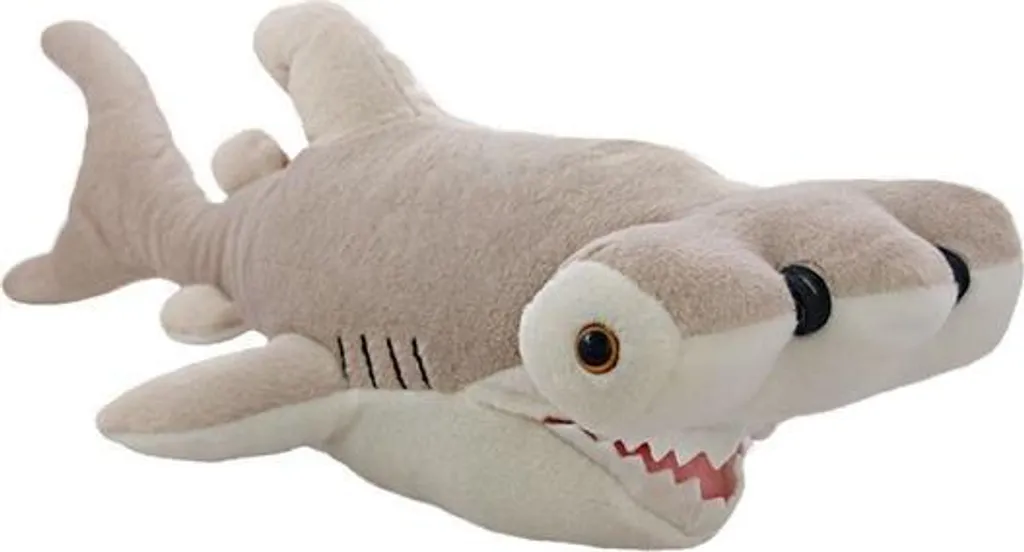 Petite Peluche Requin Marteau 18 cm avec Finitions Douces Premium Gris