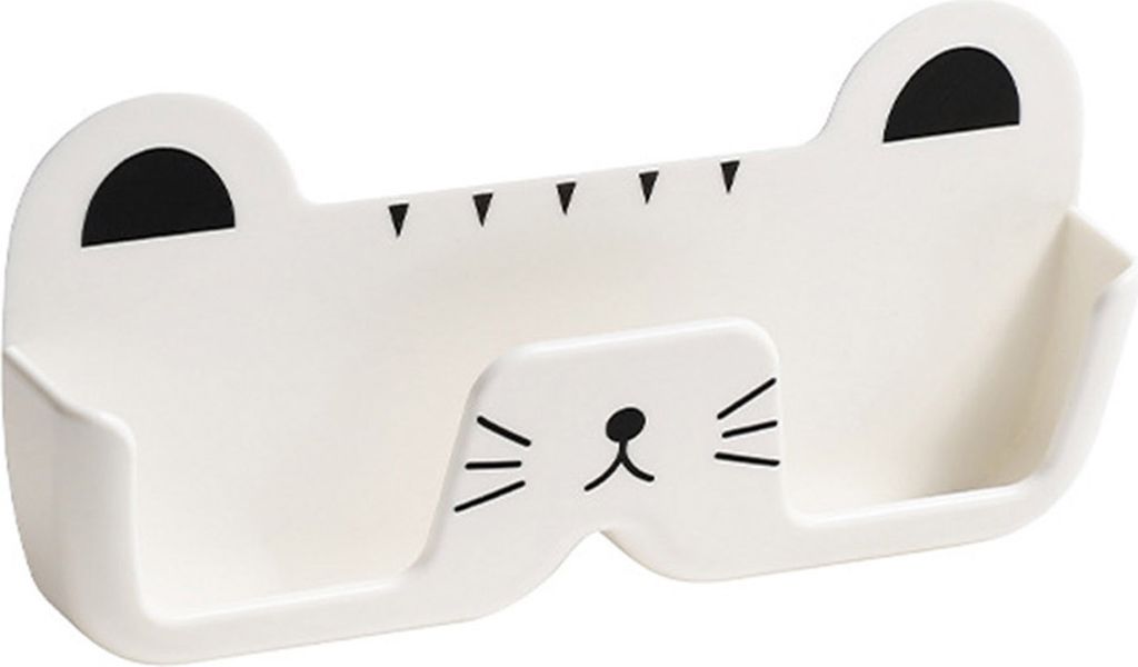 An der Wand montierter Brillen-Organizer, langlebiges ABS-Material, geruchsfreies Design, erhöhtes Aufbewahrungsregal für Linsenhalter