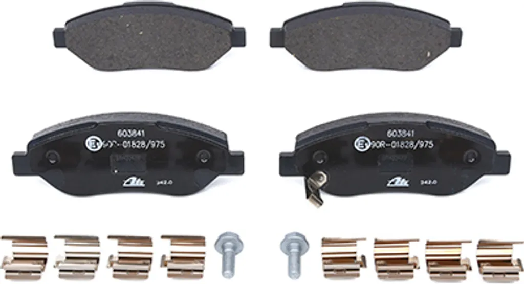 Plaquettes de frein à disque ATE pour Opel Corsa D - Kit complet essieu