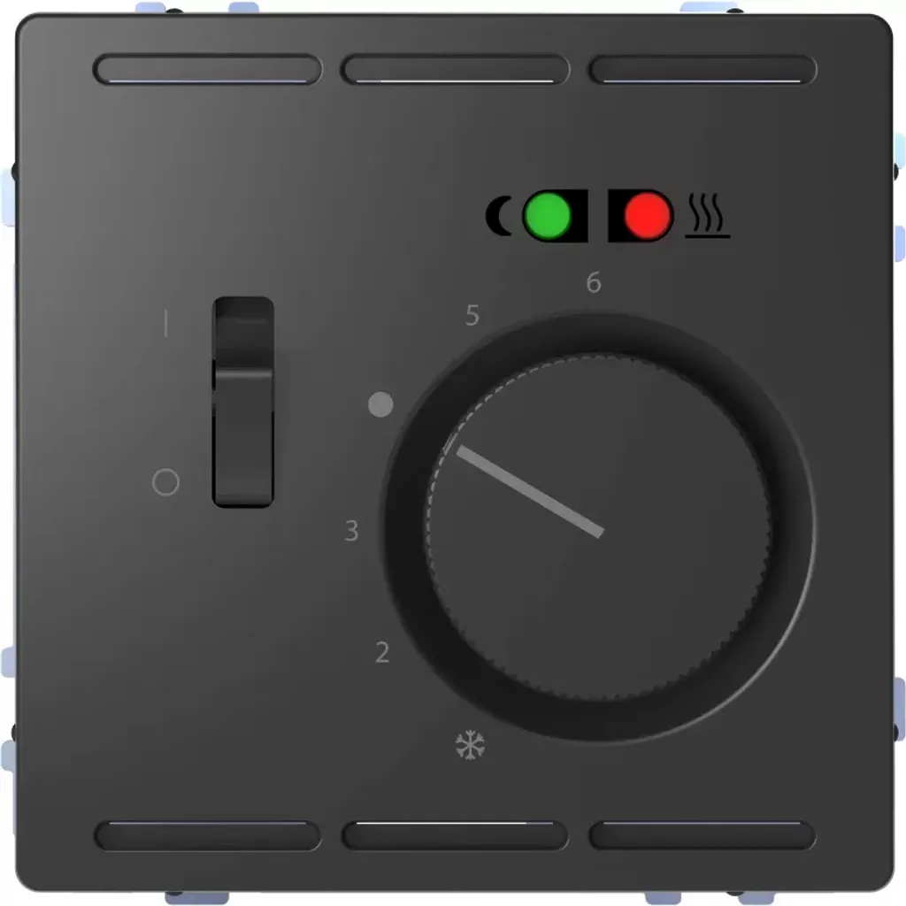 Régulateur de température 230V anthracite avec commutation MEG5764