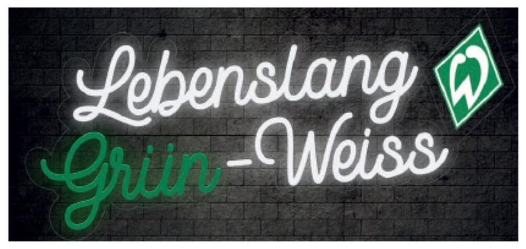 Werder Bremen Werder LED nápisy 0 Obrázek produktu 