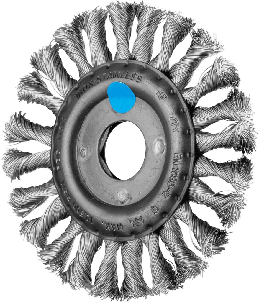 PFERD TOOLS COMBITWIST Rundbürste gezopft RBG Ø 115x12x22,2 mm Edelstahl-Draht-Ø 0,35 mm Winkelschleifer