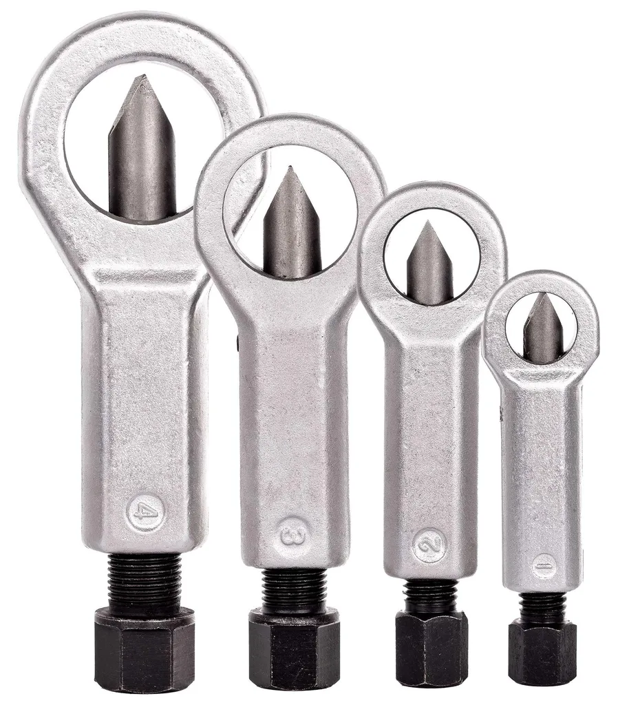 Foret pour écrous haute résistance 9-27 mm - Boîtier de 4 outils métal