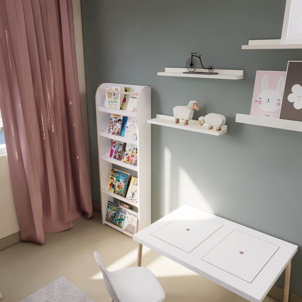 Bücherregal , Bücher-Organizer für Kinder, Büchergestell Produktbild 3