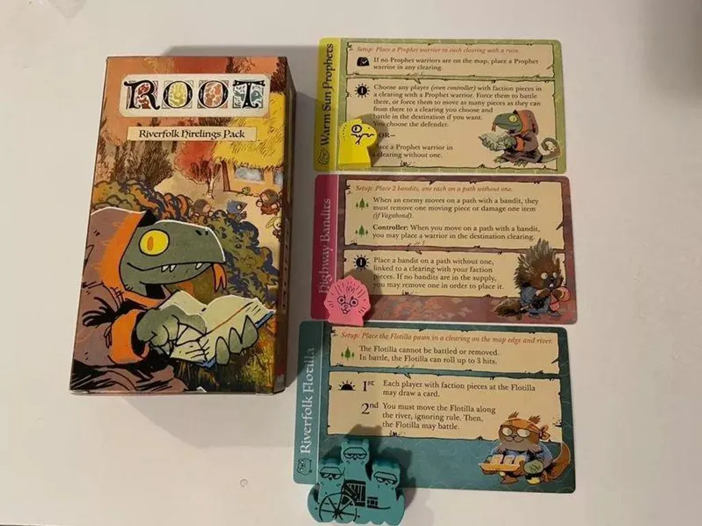 Root : Pack de Mercenaires du Peuple des Rivières - Extension Jeu de Plateau - 2