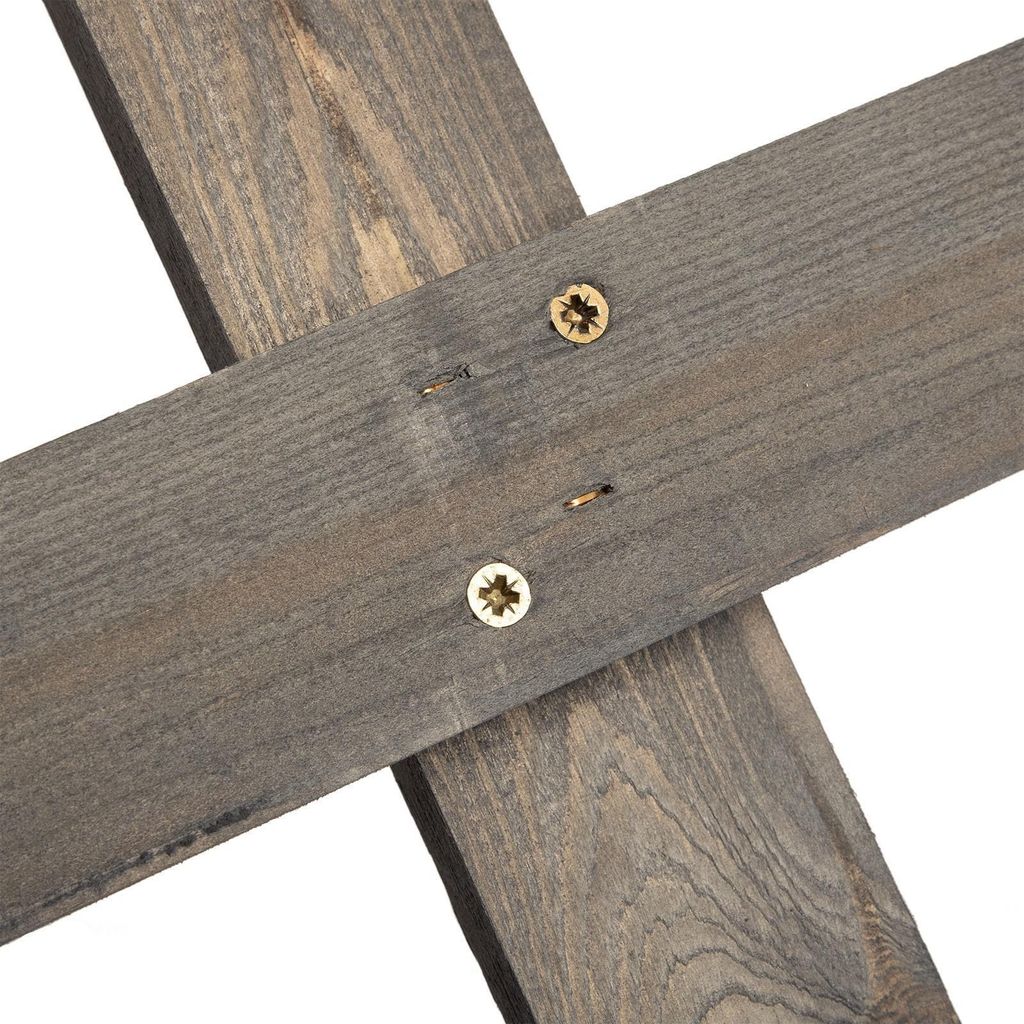 Steckzaun Holz Anthrazit H 40 x B 93,5 cm 4 Stück Produktbild 8