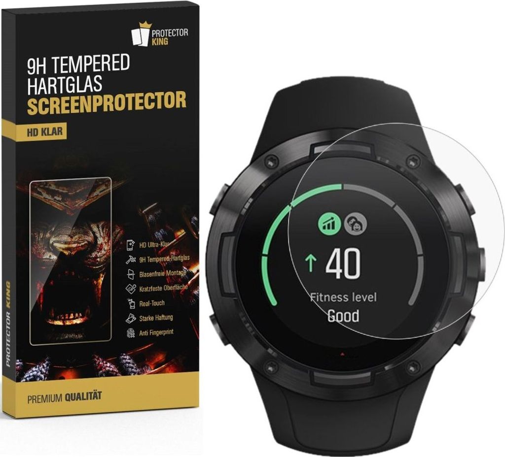 3x 9H Hartglas für Suunto 5 Smartwatch Panzerfolie Displayschutz HD KLAR Panzerglas Schutzglas Schutzfolie Folie