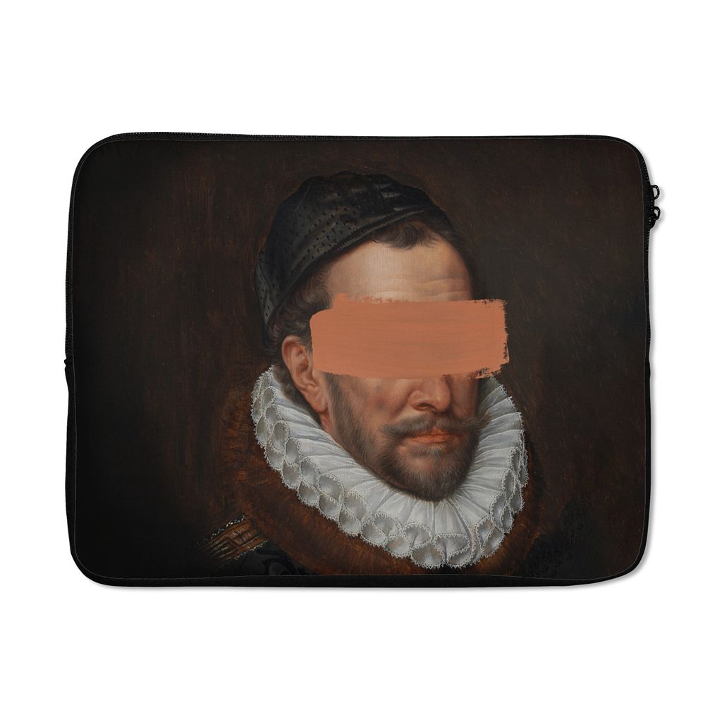 MuchoWow Laptop Hülle 15 Zoll Wilhelm von Oranien - Adriaen Thomasz - Gemälde Laptoptasche - Laptoptasche - Sleeve - Rundum-Schutz