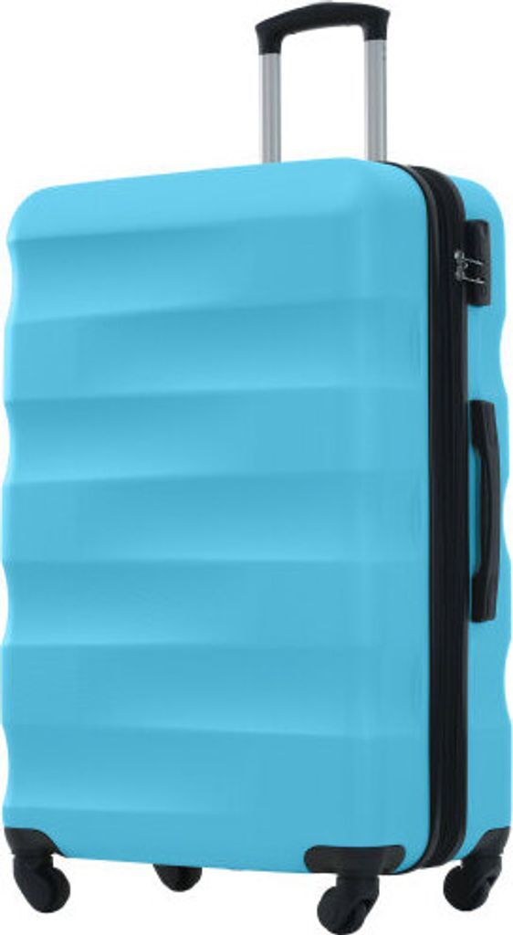 Koffer Hartschalen-Koffer Reisekoffer Handgepaeck 69x44.5x26.5 cm Teleskopstangenverstellung 360-Grad-geraeuschloses Rad Rollkoffer Aufbewahrungsbox