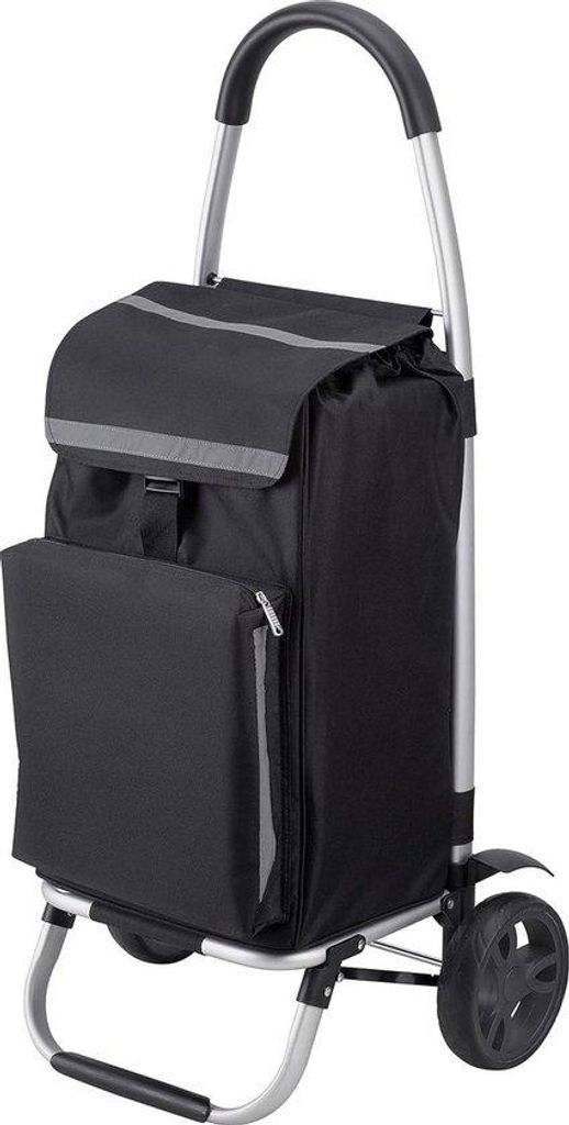 Einkaufstrolley 54L, regenbeständig, groß, opvouwbar, extra große Räder