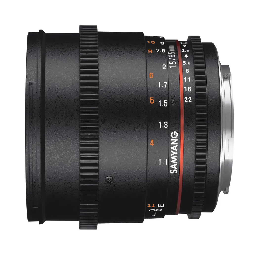 Objectif vidéo Samyang 85mm T1,5 pour le portrait cinématographique
