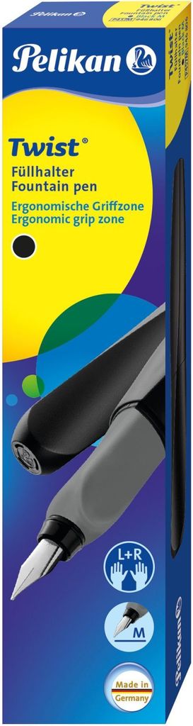 Pelikan Twist Füllhalter schwarz/grau Produktbild 12