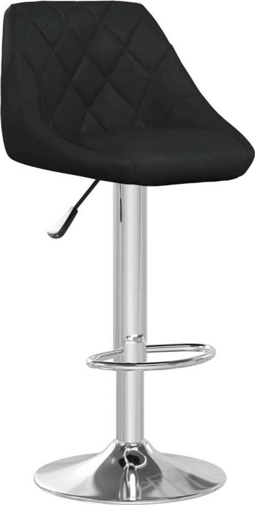 Barhocker Schwarz Kunstleder