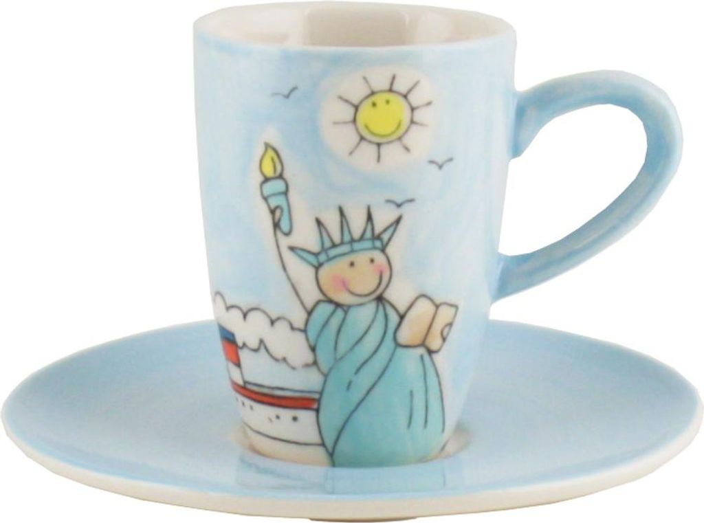 Mila Keramik Espresso-Tasse mit Untere New York Produktbild 