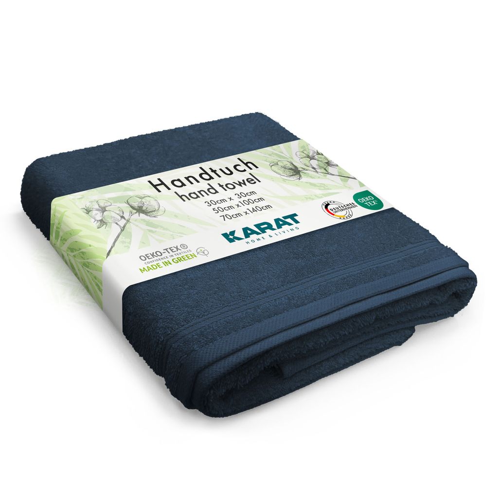 Handtuch Bay sanft, saugstark und vielseitig nutzbar Türkis 70 x 139 cm