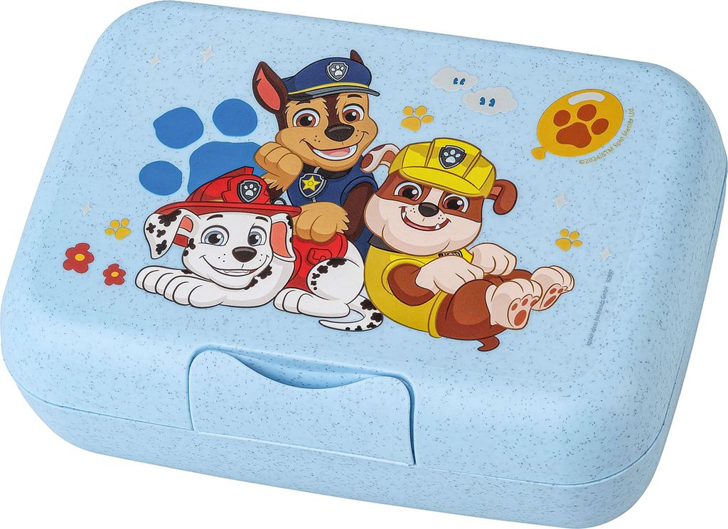 KOZIOL Lunchbox mit Trennschale Paw Patrol Grow hellblau