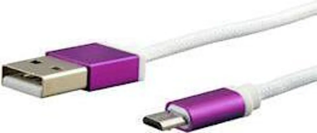 Câble Micro-USB vers USB A e+p CCS 549 de 1m Blanc Mâle Mâle (CCS549)