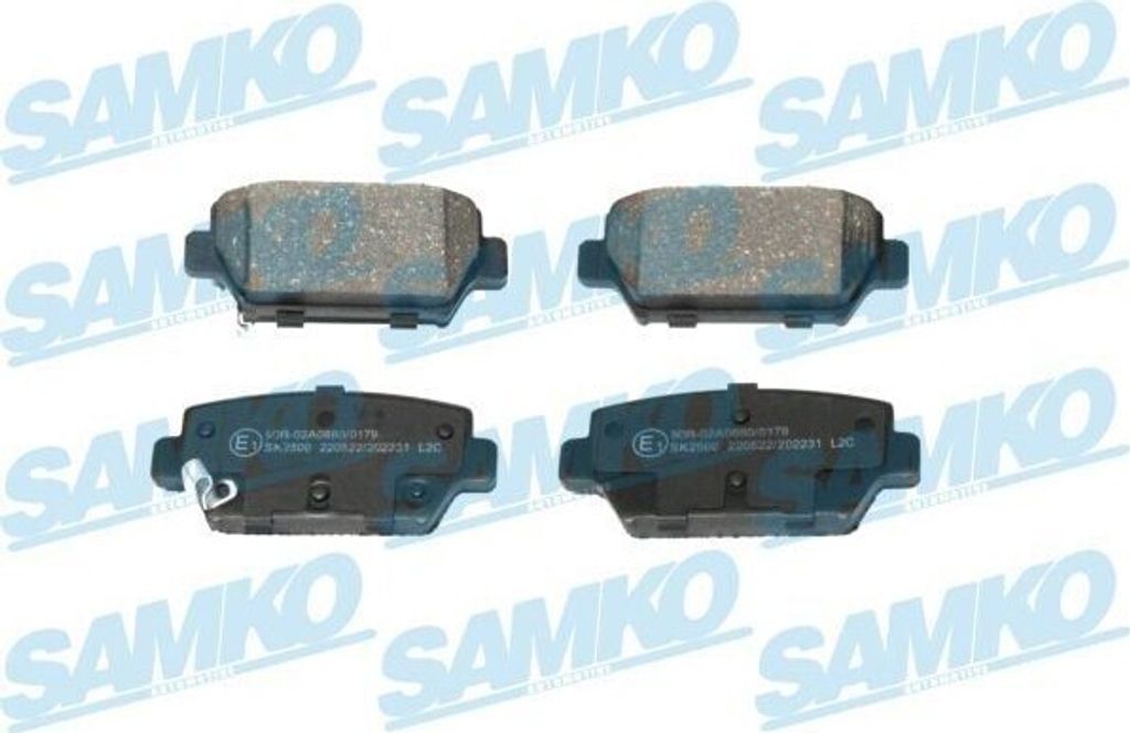 SAMKO Bremsbeläge Satz Hinten Bremsklötze für MITSUBISHI Eclipse Cross (GK) 5SP2231