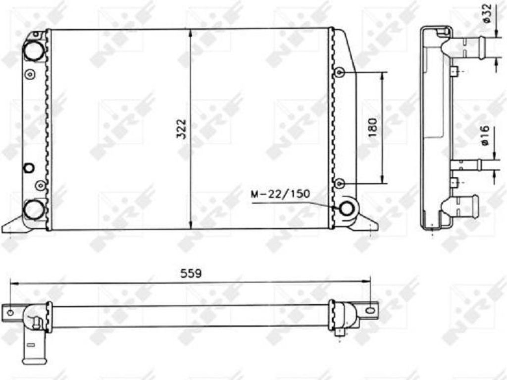 Kühler, Motorkühlung NRF 50514