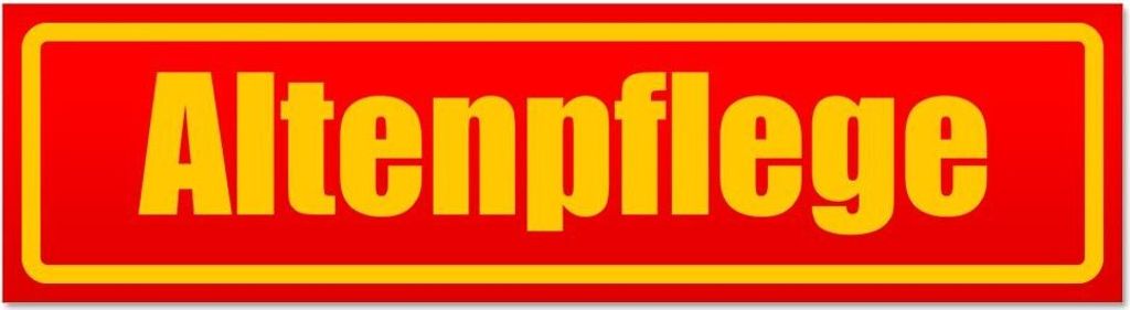 Kiwistar - Autoaufkleber - Rot - 30 x 8 cm - Altenpflege - Hinweis Aufkleber Sticker für Auto, Kfz, Fahrrad, PKW, LKW