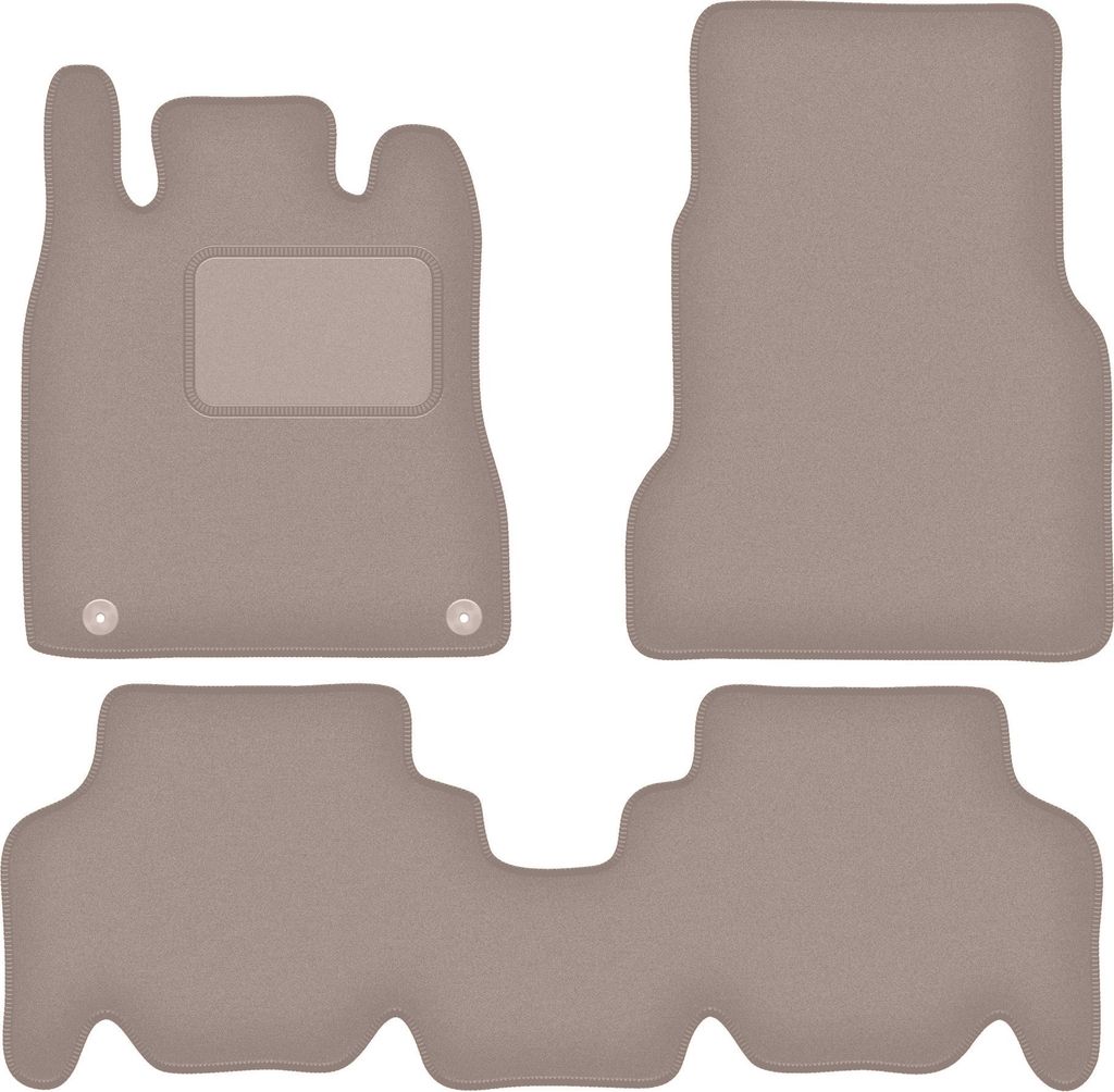 Velours-Autoteppiche für: Mercedes W168 mit Heckklappe (1997-2004) Beige