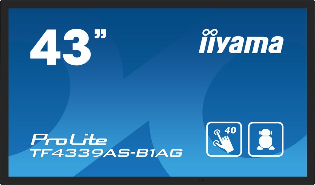 Iiyama ProLite TF4339AS-B1AG - 109 cm (43") Diagonalklasse Produktbild 