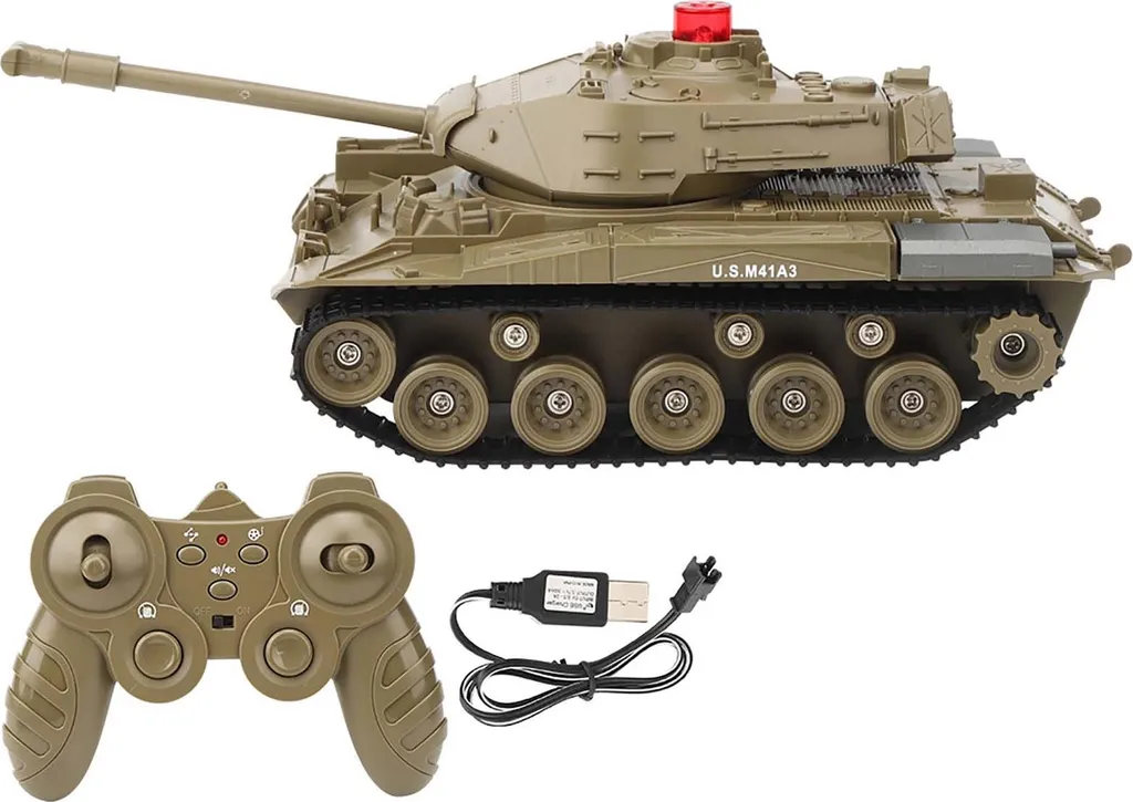 Char de combat RC 1/30 modèle réduit télécommandé pour enfants réaliste
