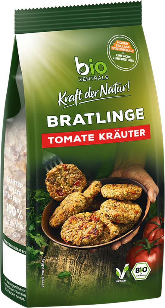 Bratlinge Tomate Herbes savoureux savoureux polyvalent 300g Image du produit 
